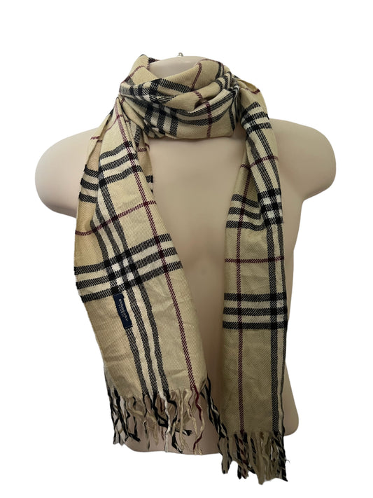 Classic Burberry scarf