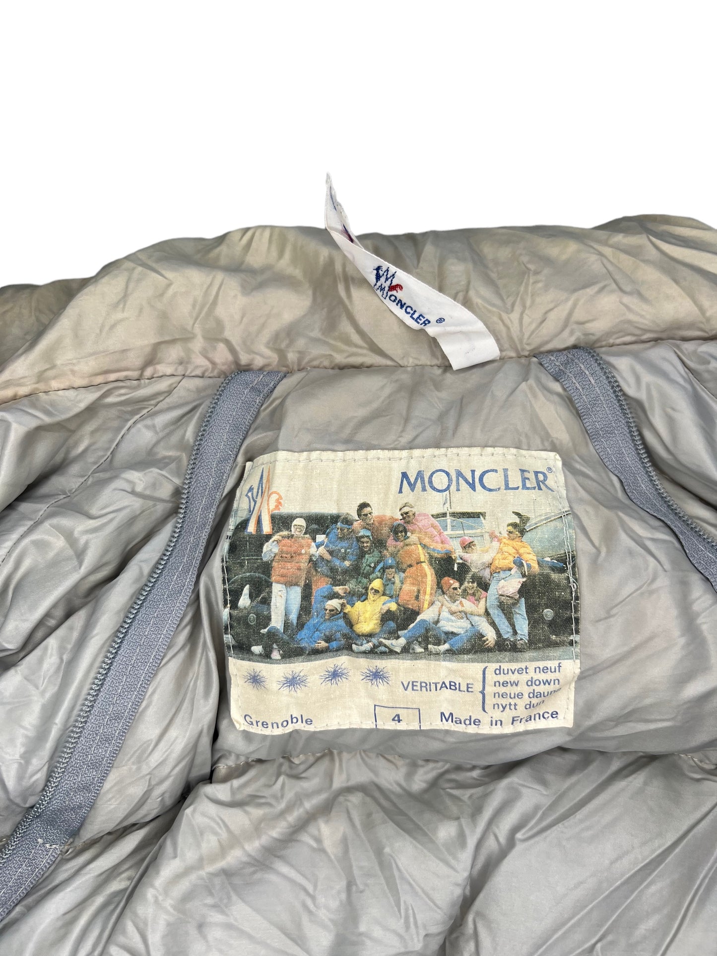 Moncler Grenoble 80s Grey Gilet