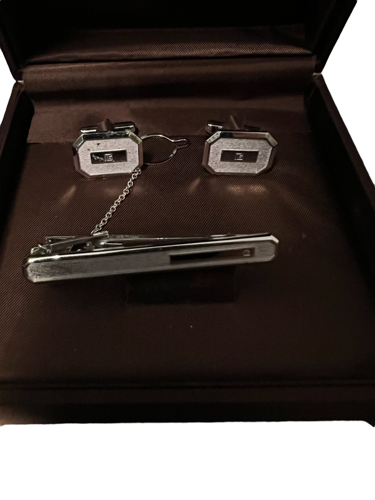 Pierre Balmin Cufflink and Tie clip set