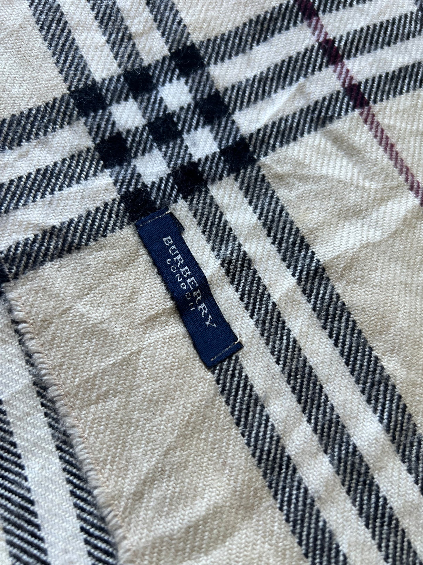 Classic Burberry scarf