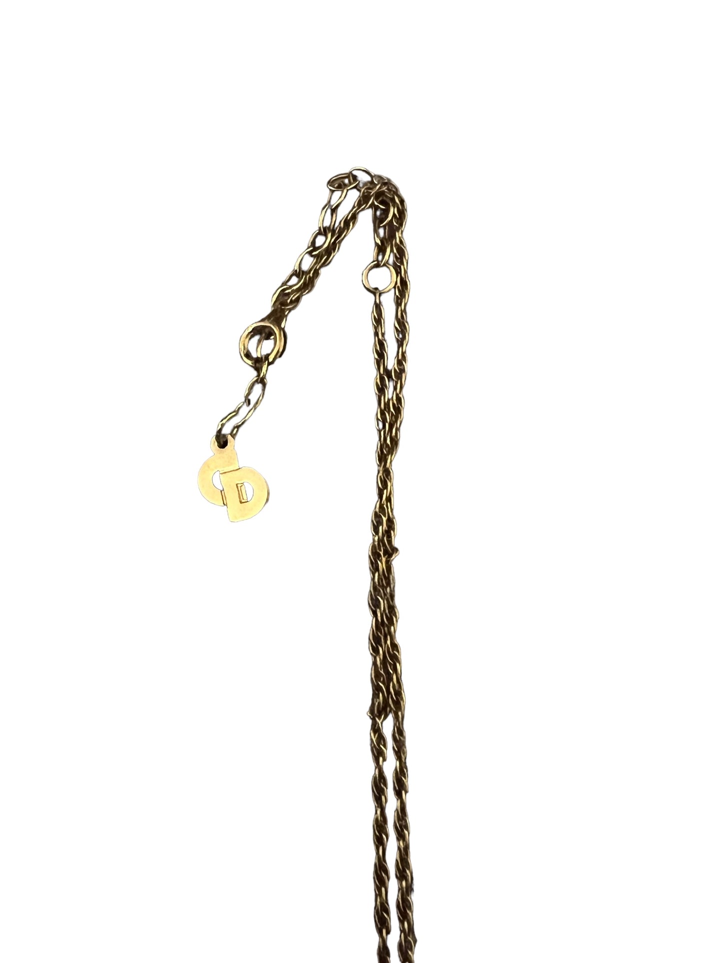 Christian Dior Gold Necklace