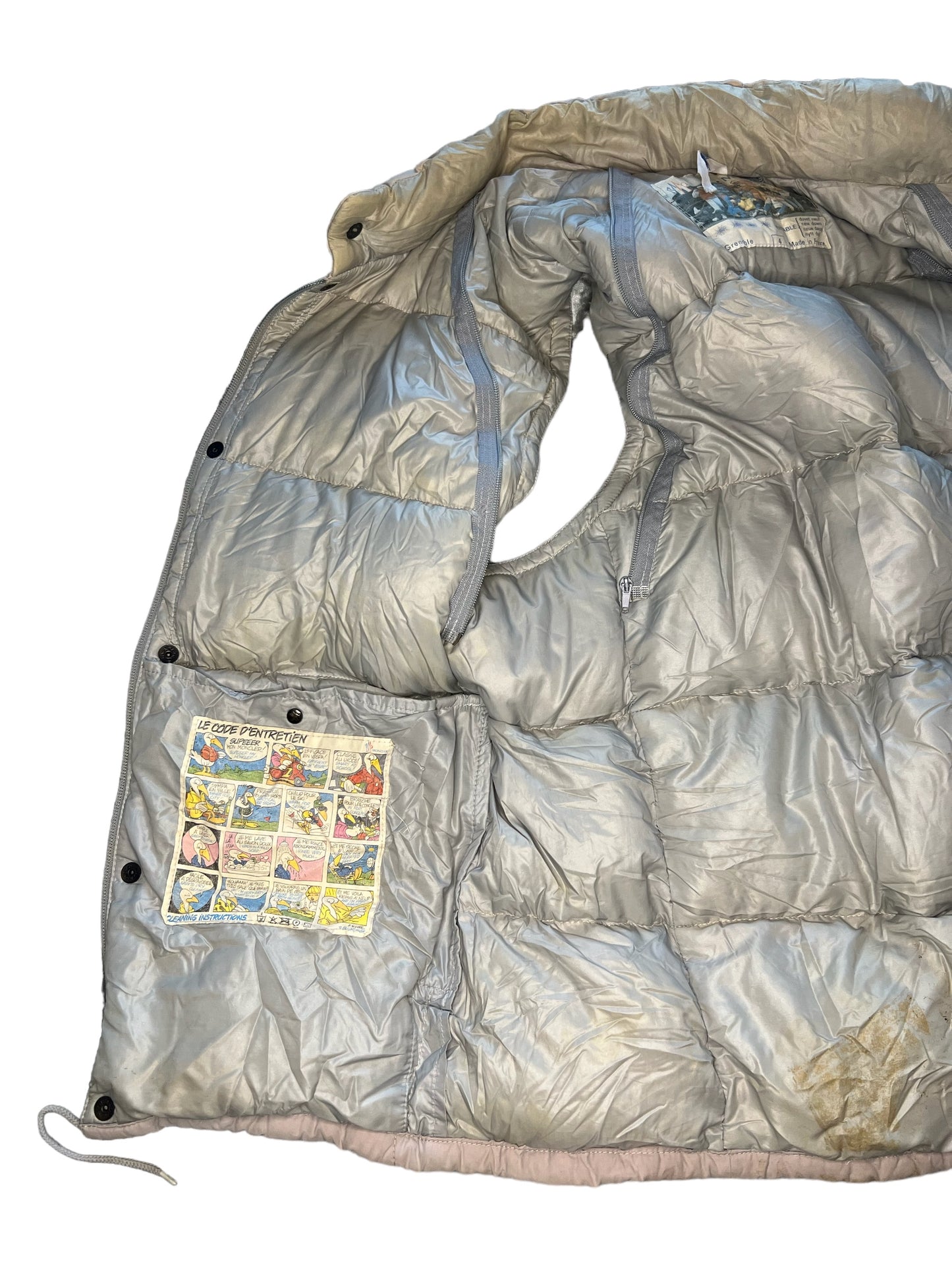 Moncler Grenoble 80s Grey Gilet